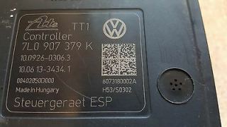 7L0907379K 7L0 907379 K Anti Kilit Fren ABS Pompa Modülü VW Touareg Porsche OEM